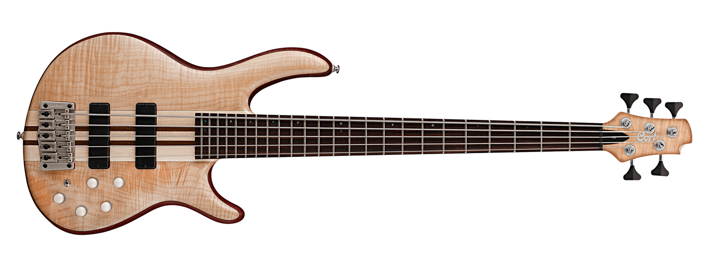 Baixo 5 Cordas Cort A5 Plus Fmmh Opn Ativo Pré Bartolini Artisan Series