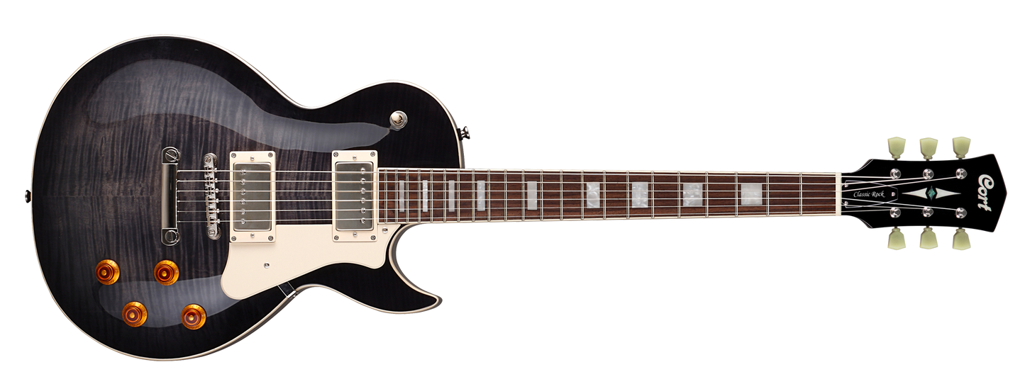 Guitarra Cort Les Paul CR250TBK Alnico 2 Pickups Graphtech