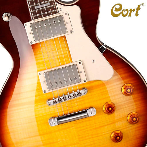 Guitarra Les Paul Cort CR250VB Alnico 2 Pickups Graphtech