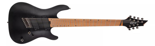 Guitarra Cort KX 307 Multi Scale Open Pore Black PowerBar