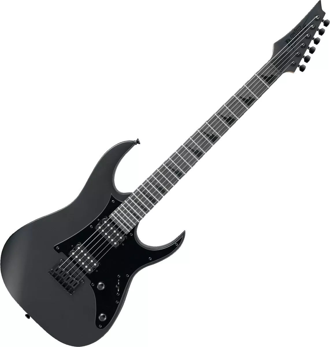 Guitarra Super Strato Ibanez GRGR 131EX BKF Black Flat