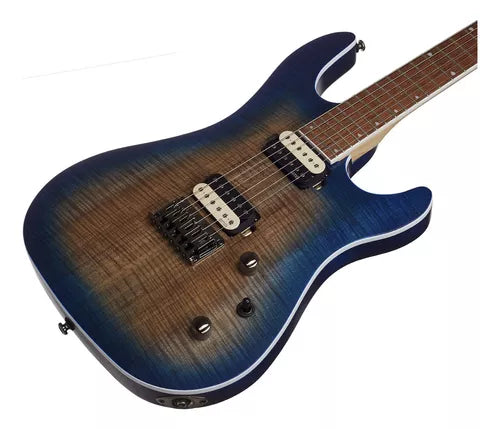 Guitarra Cort Captador Emg Kx300 Open Pore Cobalt Burst Opcb