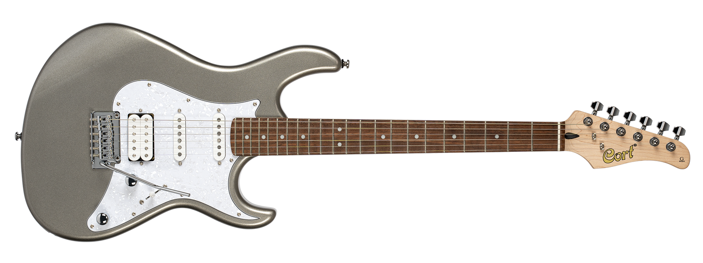 Guitarra Cort G250 SVM Silver Metallic Alnico VHSS Set