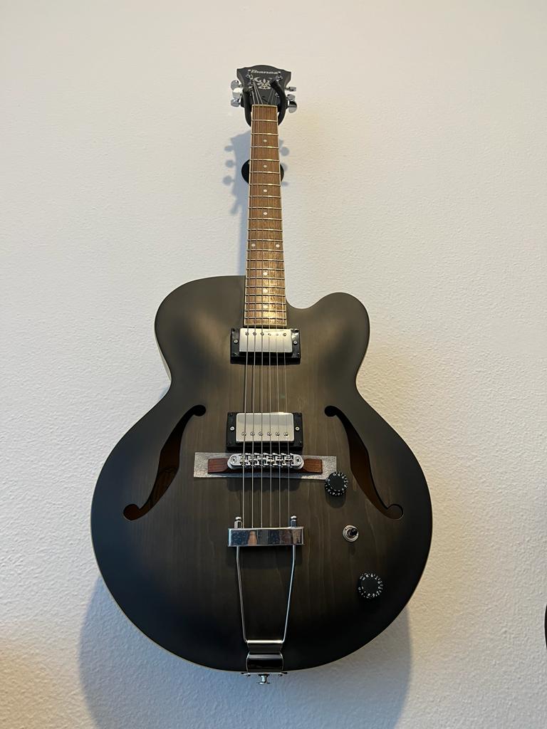 Guitarra Ibanez Artcore AF55TKF Semi Acustica Archtop Regulada + Captadores PAF/JAZZ III Pinheiro Guitars