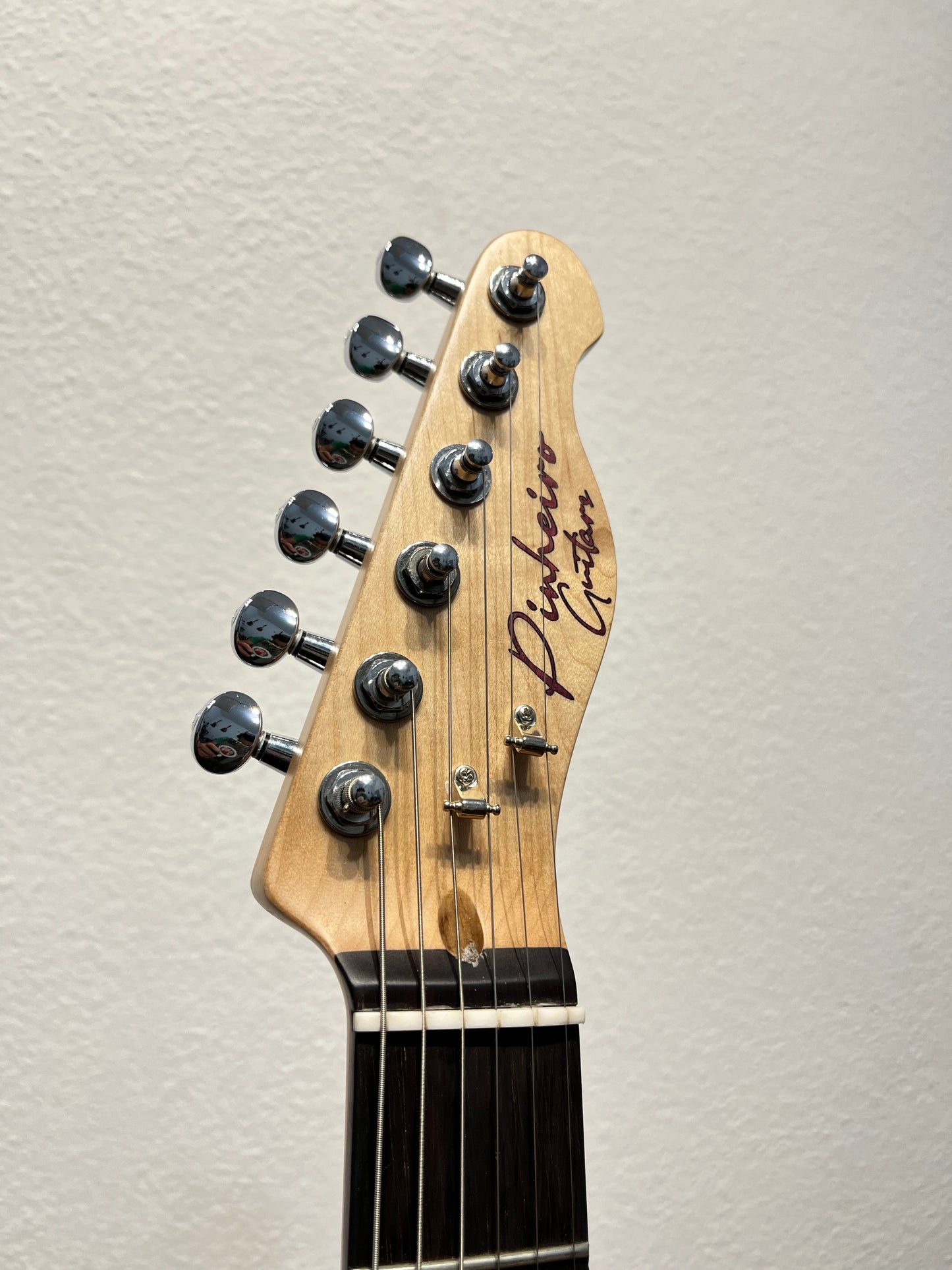 Guitarra Nashville Tele Pearl White Pinheiro Guitars - Semi Nova Revisada