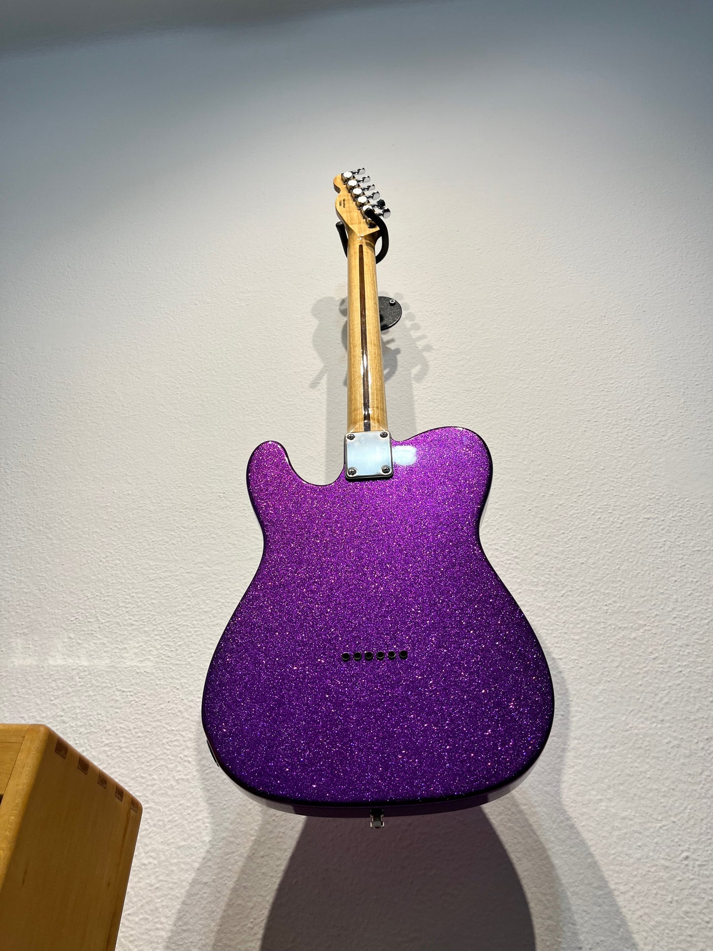 Guitarra Tele Purple Sparkle P90/Katana - Pinheiro Guitars - Semi Nova Revisada