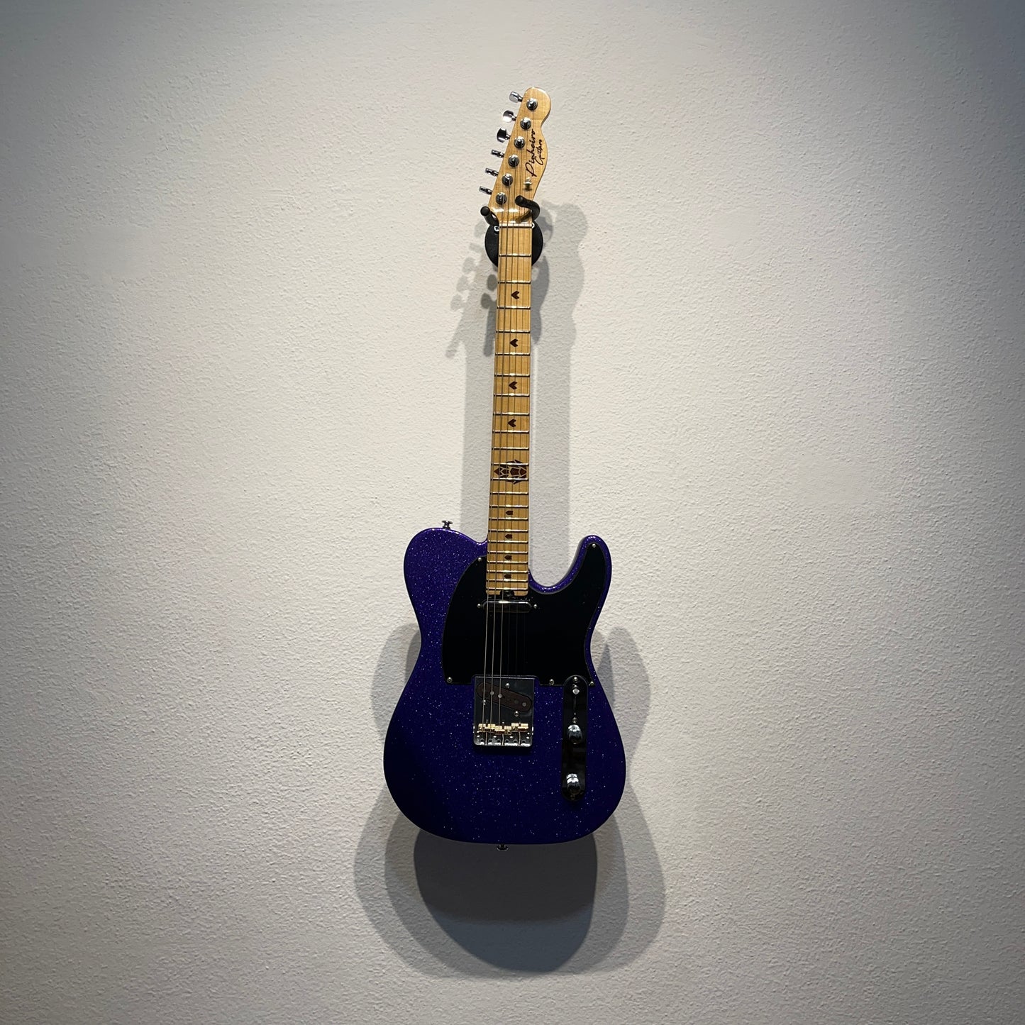 Guitarra Tele SS Night Lilac Sparkle String Through Pinheiro Guitars