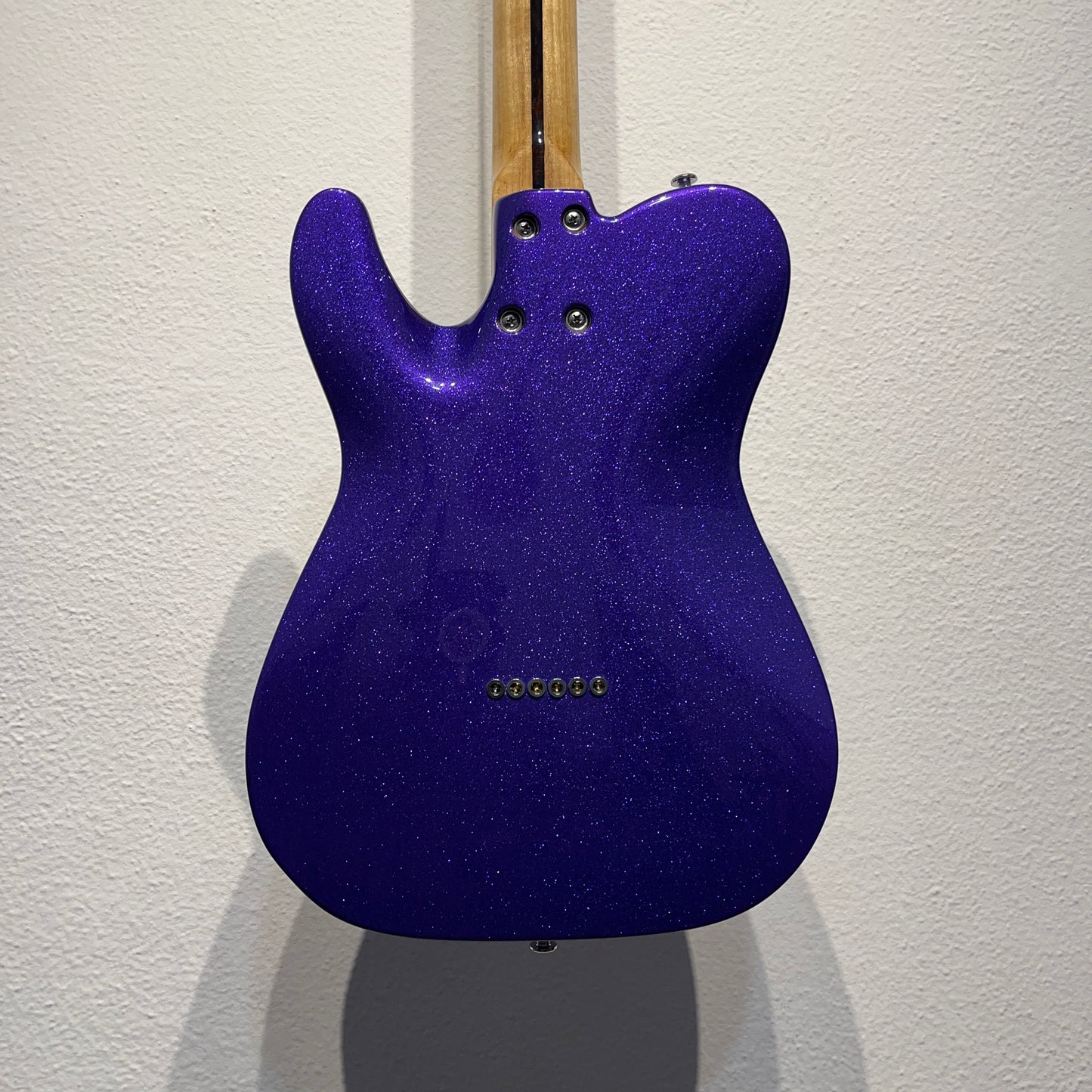 Guitarra Tele SS Night Lilac Sparkle String Through Pinheiro Guitars