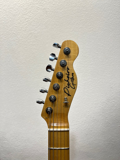 Guitarra Tele SS Night Lilac Sparkle String Through Pinheiro Guitars