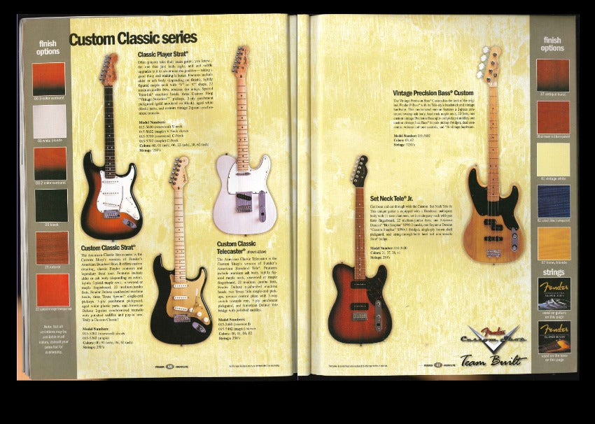 Guitarra Fender American Custom Shop Classic Stratocaster 1999 - Team Built - Raridade Impecável!
