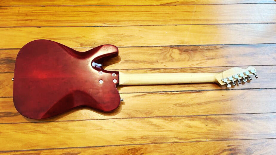 Guitarra Modern Tele Style Bloody Red Pinheiro Guitars