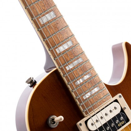 Guitarra Cort Les Paul CR300ATB Captadores Emg FAT 55 Semi Gloss