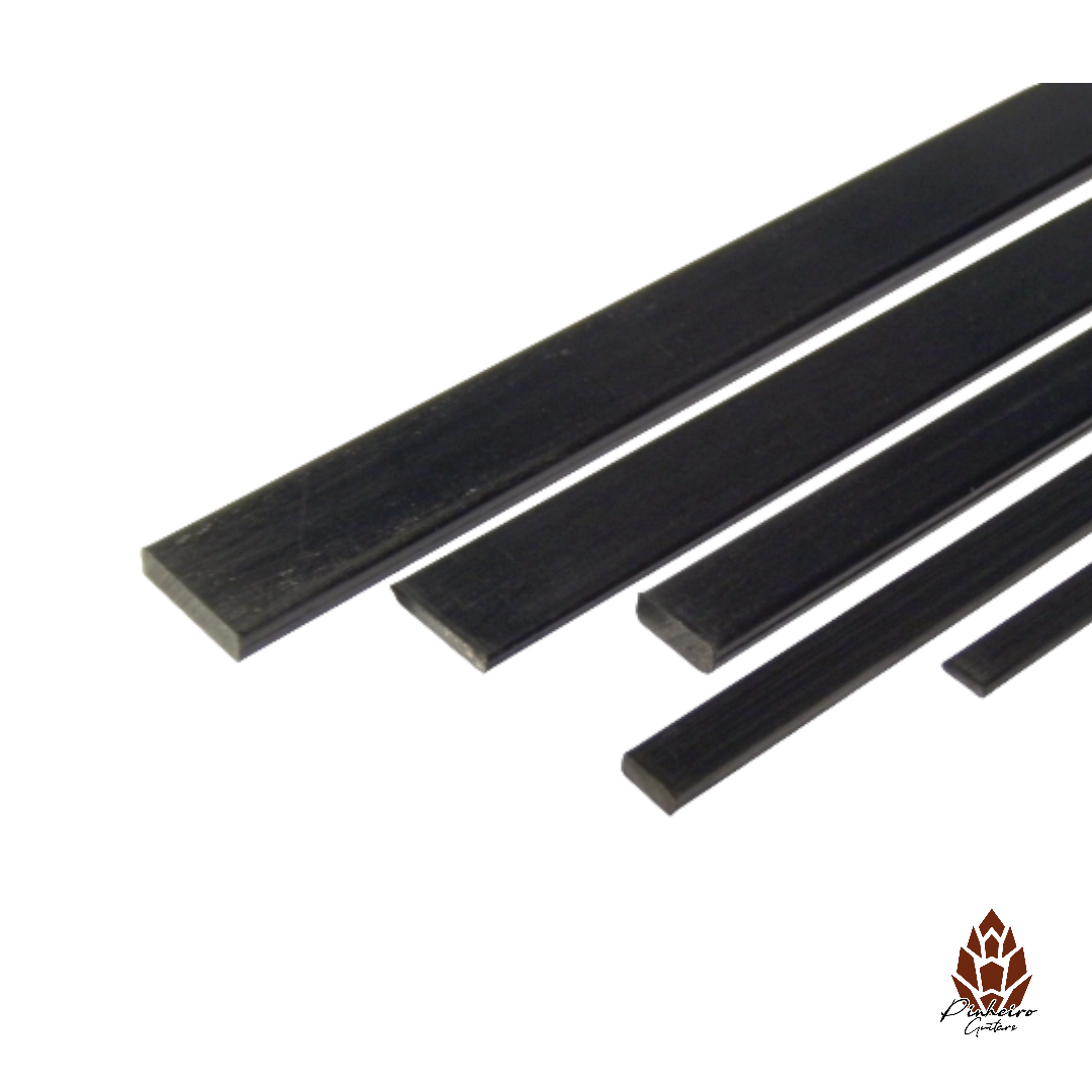 Barra Reforço Fibra de Carbono 500x7x4mm Tensor de Guitarra