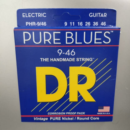 Jogo de Cordas para Guitarra DR Pure Blues Vintage Nickel 09-46