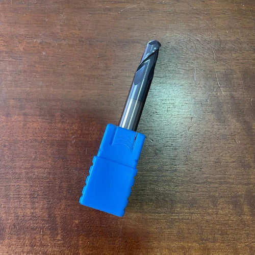 Fresa Topo Ball Nose End Esférica 8mm 75 Redonda Cnc Router