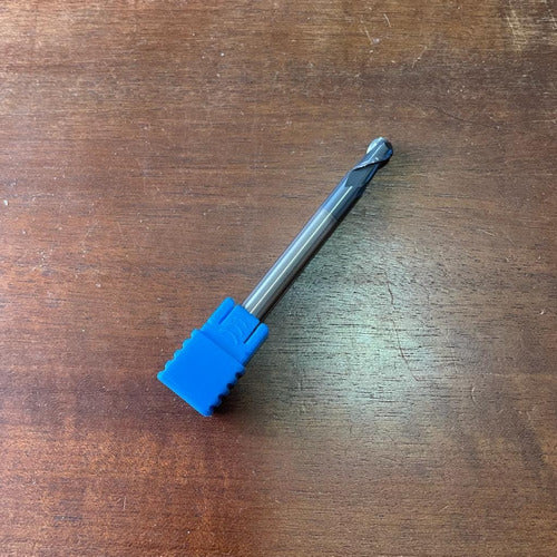 Fresa Topo Ball Nose End Esférica 6mm 75 Redonda Cnc Router