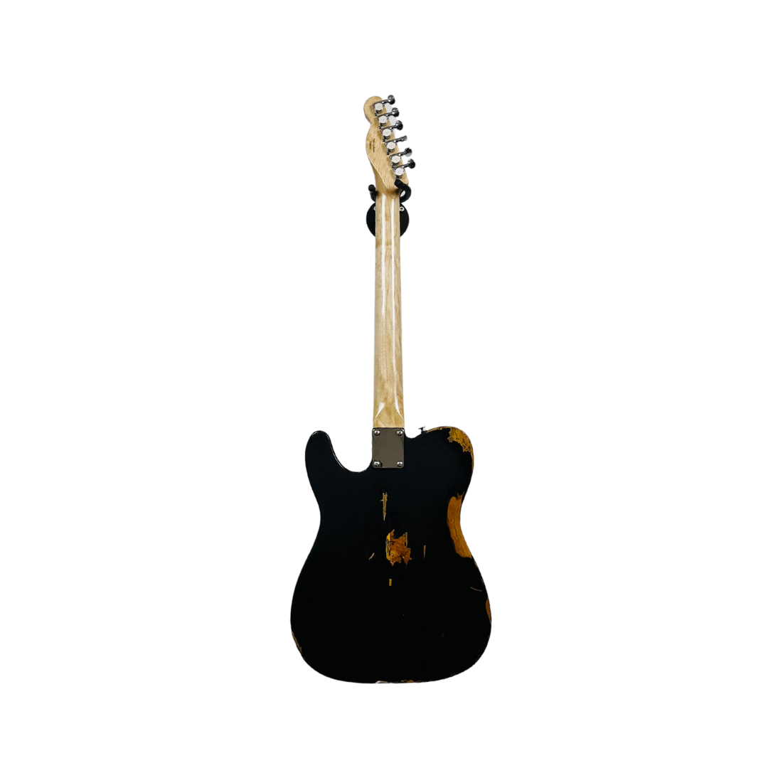 Guitarra Nashville Tele Heavy Relic Matte Black Pinheiro Guitars