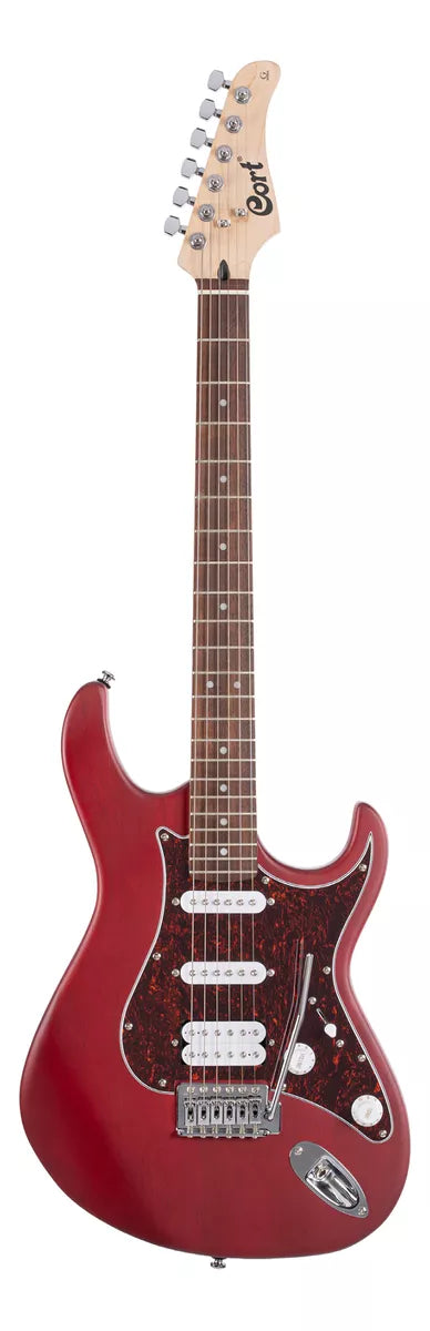 Guitarra Cort G110 OPBC Open Pore Black Cherry Powersound HSS Pickup Set