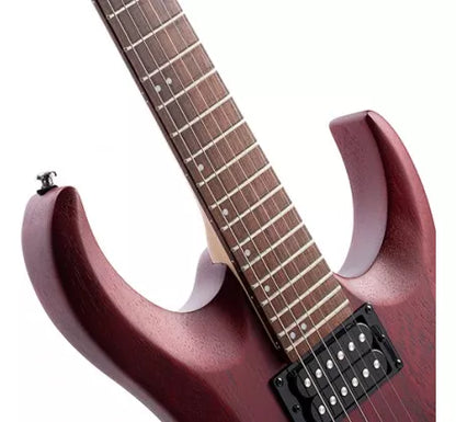 Guitarra Cort X100 OPBC Open Pore Black Cherry Powersound