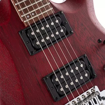 Guitarra Cort X100 OPBC Open Pore Black Cherry Powersound