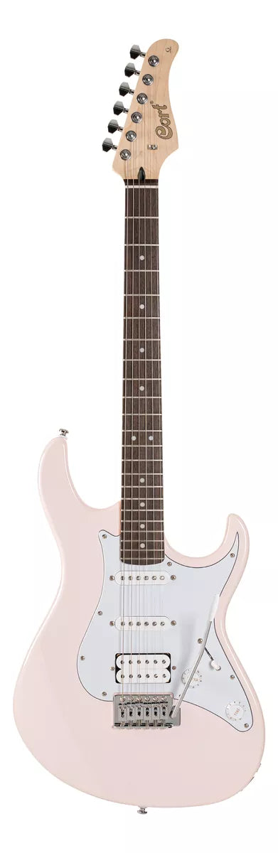 Guitarra Cort G200 PPK Pastel Pink Powersound HSS Pickups