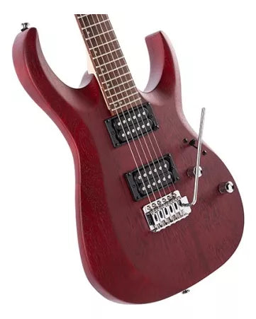 Guitarra Cort X100 OPBC Open Pore Black Cherry Powersound