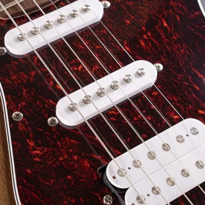 Guitarra Cort G110 OPBC Open Pore Black Cherry Powersound HSS Pickup Set