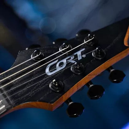 Guitarra Cort KX700 Evertune Open Pore Black Seymour Duncan