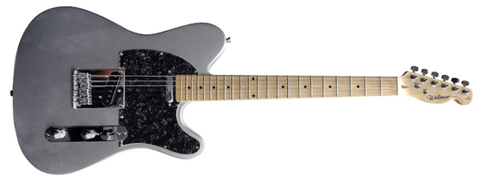 Guitarra Waldman Telecaster Silver GTE-100T SV Prata Single