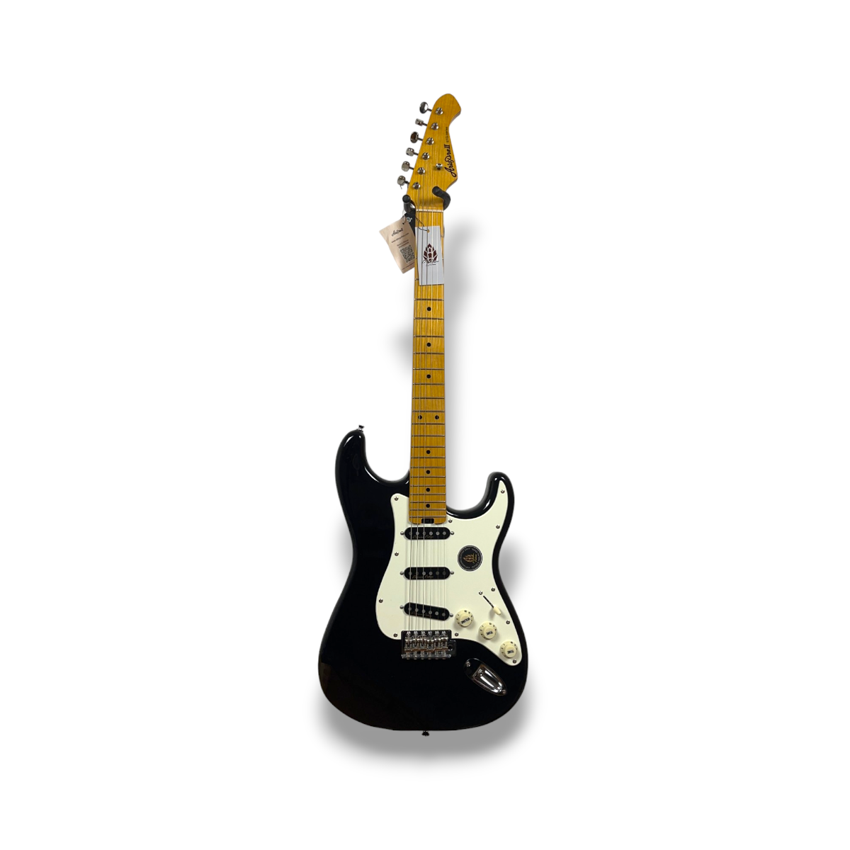 Guitarra Strato Aria Pró STG-57 BK + Pinheiro Pickups Eric Clapton