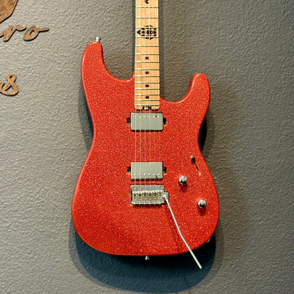 Guitarra Super Strato Glam Red Sparkle – Pinheiro Guitars