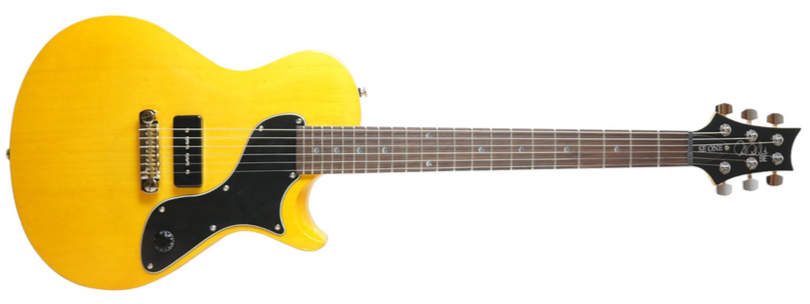Guitarra PRS Se One Korina Vintage Amber + Captador Jazz 3 P90 Pinheiro Pickups