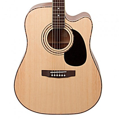 Violão Eletroacústico Cort Aço AD 880 CE NS Mogno com Capa