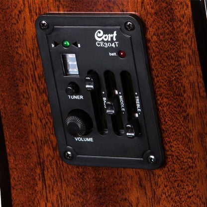 Violão Eletroacústico Cort Aço AD 880 CE NS Mogno com Capa