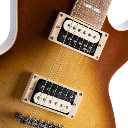 Guitarra Cort Les Paul CR300ATB Captadores Emg FAT 55 Semi Gloss