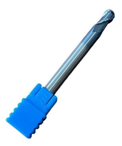 Fresa Topo Ball Nose End Esférica 6mm 75 Redonda Cnc Router