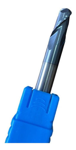 Fresa Topo Ball Nose End Esférica 8mm 75 Redonda Cnc Router