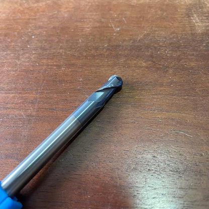 Fresa Topo Ball Nose End Esférica 6mm 75 Redonda Cnc Router