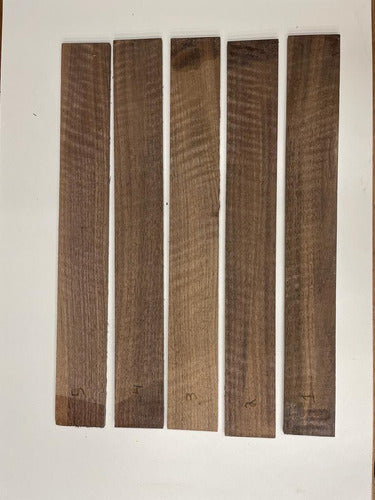 Escala De Black Walnut (USA) Tigrada - Guitarra, Violão, Viola - Luthier