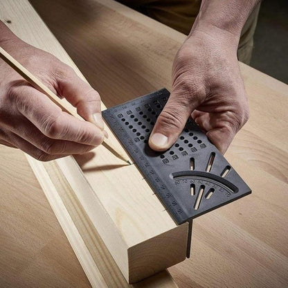 Gabarito Régua Tipo Japones - Esquadro Graminho 3D para Luthieria e Marcenaria
