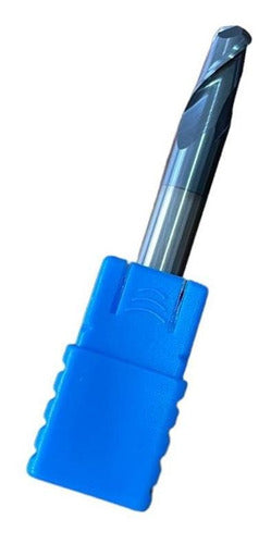 Fresa Topo Ball Nose End Esférica 8mm 75 Redonda Cnc Router