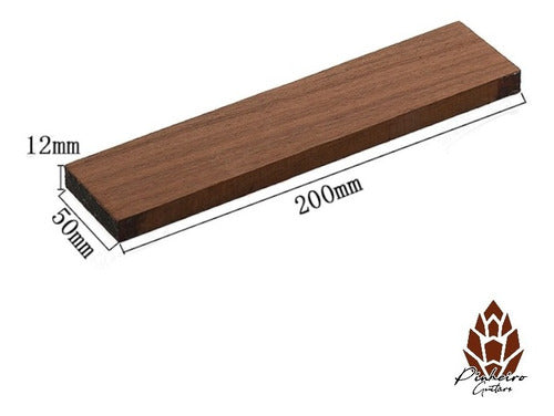 Cavalete De Black Walnut Africano (Nogueira) para Violão e Viola - Luthier
